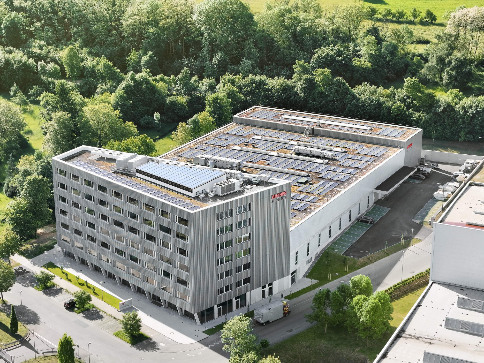 Bucher Automation AG Marbach am Neckar Neubau Unternehmenszentrale