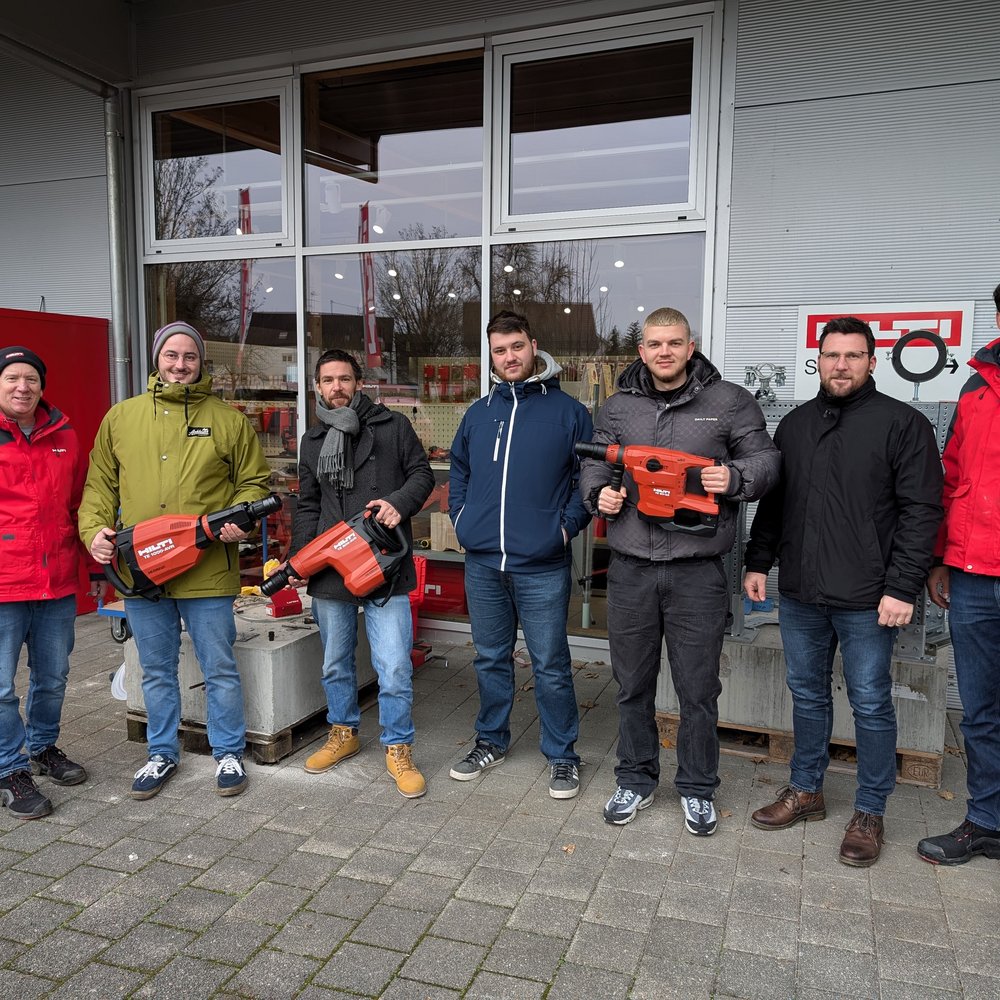 Practitioner visit from Team Friedrichshafen to Hilti in Ravensburg